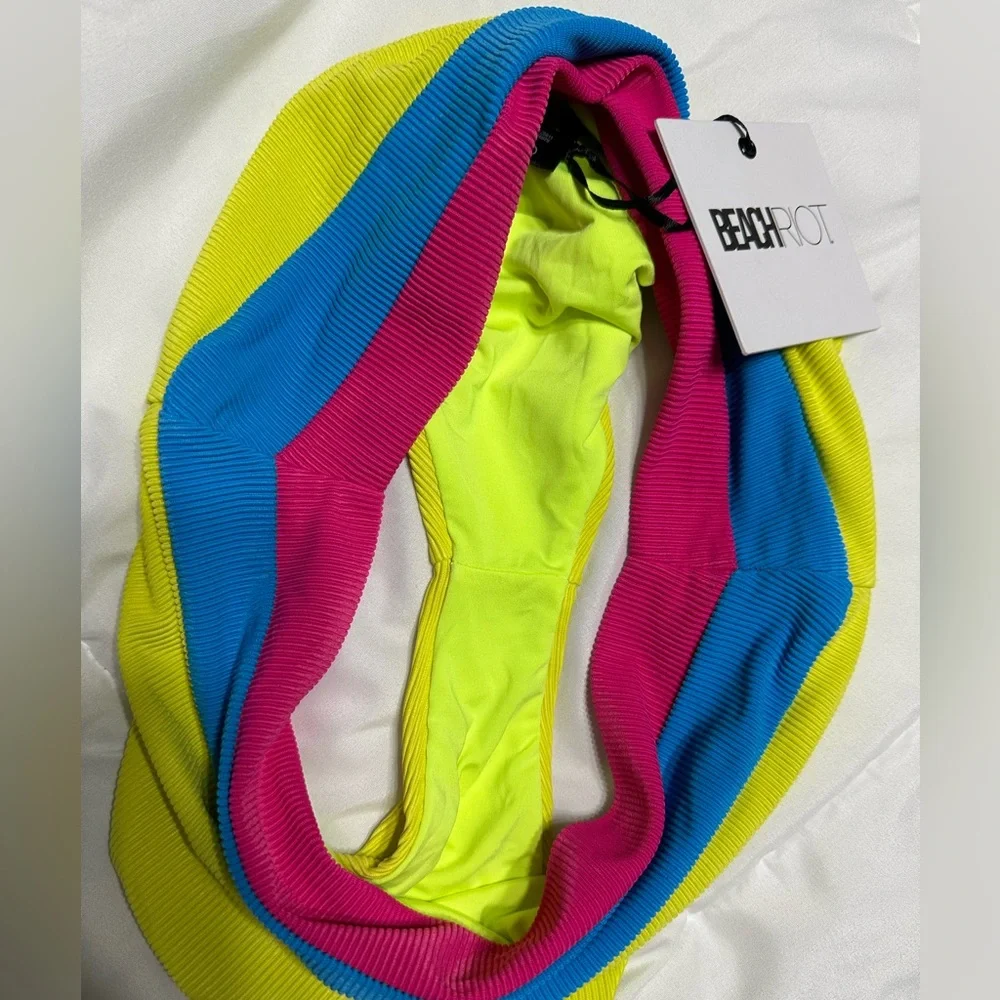 Beach Riot Colorful High-Waisted Bikini Bottom - Picture 8 of 8
